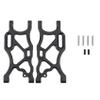 2Pcs Metal Rear Lower Suspension Arm for ARRMA 1/7 Limitless Infraction 6S 1/8 Typhon 6S RC Car Upgrade Parts,Black view 1