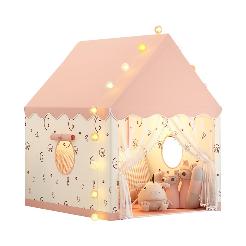 Ergocar Children's Tent Indoor Outdoor Game House Castle with Mat Ball Light Cloud Butterfly Suitable for Toddlers Boys and Girls