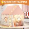 Ergocar Children's Tent Indoor Outdoor Game House Castle with Mat Ball Light Cloud Butterfly Suitable for Toddlers Boys and Girls view 2