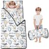 Personalized Hot Air Balloon Toddler Nap Mat for Boys and Girls Custom Name Sleeping Bag with Pillow & Blanket Soft & Portable for Daycare, Preschool & Kindergarten view 1