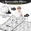 Personalized Hot Air Balloon Toddler Nap Mat for Boys and Girls Custom Name Sleeping Bag with Pillow & Blanket Soft & Portable for Daycare, Preschool & Kindergarten view 2