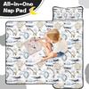 Personalized Hot Air Balloon Toddler Nap Mat for Boys and Girls Custom Name Sleeping Bag with Pillow & Blanket Soft & Portable for Daycare, Preschool & Kindergarten view 3