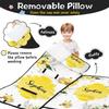 Personalized Bee Toddler Nap Mat for Boys and Girls Custom Name Sleeping Bag with Pillow & Blanket Soft & Portable for Daycare, Preschool & Kindergarten view 2