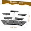 Zerodeko Tiered Shelf Organizer Doll Display Stand Acrylic Rack Figure Display Holder Showcase view 2