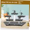 Zerodeko Tiered Shelf Organizer Doll Display Stand Acrylic Rack Figure Display Holder Showcase view 4
