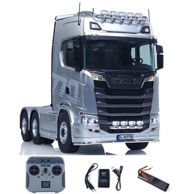 TOUCAN RC HOBBY 1/14 KABOLITE RC Tractor Car 770S 100 6x6 Romote Control Truck 2Speed Gearbox Differential Lock Vehicle 6WD Sound Light Model for Adult