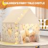 Ergocar Children's Tent Indoor Outdoor Game House Castle with Mat Ball Light Cloud Butterfly Suitable for Toddlers Boys and Girls view 2