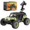Contixo HC4A Kids Remote Control Car - 1:16 25 MPH 4WD All Terrain Off Road RC Truck with LED Lights, 2.4GHz Remote, Shock Absorption & Waterproof, High-Speed, for Boys 4-7, Green view 1