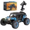 Contixo HC4A Kids Remote Control Car - 1:16 25 MPH 4WD All Terrain Off Road RC Truck with LED Lights, 2.4GHz Remote, Shock Absorption & Waterproof, High-Speed Electric Vehicle Gift for Boys 4-7, Blue view 1