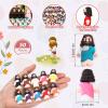 Bememo 50 Pcs Mini Jesus Figures Original Design Religious Easter Little Jesus Figures in Bulk to Hide and Seek Sunday School Religious Gift for Easter Egg Stuffers view 2