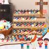 Bememo 50 Pcs Mini Jesus Figures Original Design Religious Easter Little Jesus Figures in Bulk to Hide and Seek Sunday School Religious Gift for Easter Egg Stuffers view 4