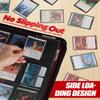16-Pocket Card Binder - Card Binder Holds 832 Cards with Durable PU Leather & Side Loading for Baseball, Sport, MTG, TCG, PKM, Game Cards, Regular Cards Binder Double Sided Pocket Collector Album view 4