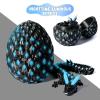 3D Printed Dragon Egg,Dragon Eggs with Dragon Inside Glow in The Dark Articulated Animals Toy, Mystery Easter Egg Articulated Crystal Animals Toy Mystery 3D Gift, Desk Decoration (Black Green) view 2