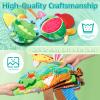 auby Baby Cloth Books - 3 Pack Soft Fabric Books for Babies with Crinkle Sound, Tactile Tails & Montessori Toys, Machine Washable view 4
