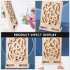 ERINGOGO Wooden Marble Game Educational Desktop for Interactive Pirate Theme Enhances Hand Eye Coordination Cognitive Skills Boys view 2