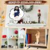 Bememo 50 Pcs Mini Jesus Figures Original Design Religious Easter Little Jesus Figures in Bulk to Hide and Seek Sunday School Religious Gift for Easter Egg Stuffers(Morandi Colors) view 3