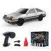 1/43 RC Drift Car, 3CH High Speed Remote Control Racing Vehicle, 15KM/H High Speed Rechargeable Car, Gift for Adults & Hobbyist (RTR Version/White & Black) view 1