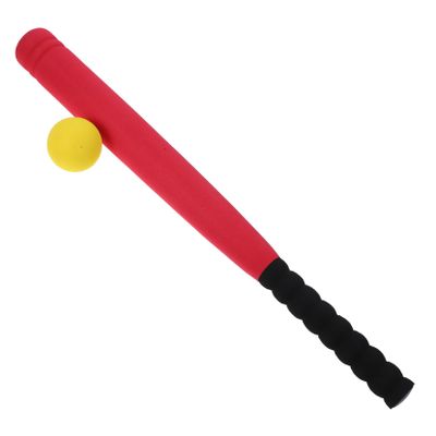 BESPORTBLE Super Safe Foam Baseball Bat Boy Girl Ages Includes Soft Baseball Red Design for Indoor and Non-Toxic and Boy Girl-Friendly
