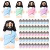 Bememo 50 Pcs Mini Jesus Figures Original Design Religious Easter Little Jesus Figures in Bulk to Hide and Seek Sunday School Religious Gift for Easter Egg Stuffers(Macaron Colors) view 1
