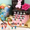 Bememo 50 Pcs Mini Jesus Figures Original Design Religious Easter Little Jesus Figures in Bulk to Hide and Seek Sunday School Religious Gift for Easter Egg Stuffers(Macaron Colors) view 4
