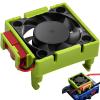 Fraizoe RC VXL-3s ESC Heat Sink Cooling Fan 28000RPM ESC Fan Heatsink for 1/8 1/10 RC Car Truck, Compatible with Traxxas Bandit/Slash/Stampede/Rustler 2WD/4X4 VXL-3s, Replace for #3340 Velineon(Green) view 1