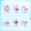 Mikovivi 6 Pairs Clip On Earrings for Kids, Cute Princess Resin Clip On Earrings No Pierced Kids Jewelry Donut Cupcake Rainbow Design Dress Up Jewelry for Toddler Girls Party Gift view 2