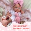 19 Inch Realistic Reborn Baby Doll - 8lb Full Solid Silicone Body, Lifelike Newborn with Open Eyes, Anatomically Correct Toddler Doll Collector Item view 3