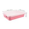 Vaguelly Empty Plastic Sandbox Storage Box with Lid Capacity Outdoor Activity Sand Tray for and Break Resistant Design for Beach and Backyard Fun view 2