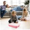 Vaguelly Empty Plastic Sandbox Storage Box with Lid Capacity Outdoor Activity Sand Tray for and Break Resistant Design for Beach and Backyard Fun view 4