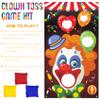 Carnival Toss Game Banner with 3 Bean Bags, Bean Bag Toss Game for Kids Adults Outdoor Carnival Party Games Supply, Circus Theme Birthday Party Decorations view 4