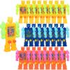 48Pcs Robot Handheld Water Ring Toss Games for Kids Party Favors Goodie Bags Stuffers Return Gifts for Kids Birthday Classroom Prize Box Rewards Bulk, Halloween/Christmas Pinata Filler Toys view 1