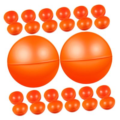 HEALSOPTHY 20pcs Multipurpose Plastic Draw Balls Juggling Balls Bingo Game Props Large Group Activities Party Games