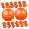 HEALSOPTHY 20pcs Multipurpose Plastic Draw Balls Juggling Balls Bingo Game Props Large Group Activities Party Games view 1
