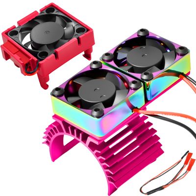 RC VXL-3s ESC Cooling Fan & Motor Cooling Dual Fan for 1/10 Traxxas Slash