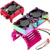 RC VXL-3s ESC Cooling Fan & Motor Cooling Dual Fan for 1/10 Traxxas Slash view 1