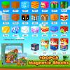 Magnetic Blocks Kids Toys & Games, Magnetic Building Cubes Montessori Construction Sensory Toys for 3-5 5-7 6-8 8-13 Year Old Boys Girls, Toddler for Ages 3+ Birthday Decorations Party Favors Gifts view 3