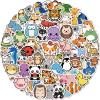 100 Pcs Animal Stickers for Kids, Cute Water Bottle Stickers for Kids Waterproof, Vinyl Laptop Kid Sticker Pack, Kid Classroom Prizes for Elementary Students view 1