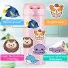 100 Pcs Animal Stickers for Kids, Cute Water Bottle Stickers for Kids Waterproof, Vinyl Laptop Kid Sticker Pack, Kid Classroom Prizes for Elementary Students view 3
