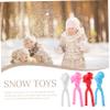 KICHOUSE 4Pcs Maker Clamps for Outdoor Fun for Boys Easy to Use Snowfield Playset for Lightweight Convenient Snow view 2