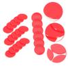 Abaodam 100pcs Bingo Counting Chips Professional Gambling Markers Solid Red for Math Games Easy to Carry and Reusable Game Supplies view 4