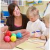 BUGUUYO 100Pcs Colorful Hollow Plastic Counting Balls for Probability Learning Engaging Math Games Safe for Classroom Home Use view 4