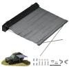 1/18 RC Car Simulated Side Tent Roof-Mounted Wear Resistant Awning Metal Practical Rain Shelter Tent Easy Installation DIY Upgrade Parts for Traxxas TRX4M RC Crawler Truck Buggy FittingsBlack view 1