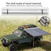 1/18 RC Car Simulated Side Tent Roof-Mounted Wear Resistant Awning Metal Practical Rain Shelter Tent Easy Installation DIY Upgrade Parts for Traxxas TRX4M RC Crawler Truck Buggy Fittings (Silver) view 3