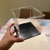 Clear Acrylic Display Case for Collectibles, Transparent Box Dustproof Protection with Wood-Plastic Base,2mm,45/50/55/60/65/70cm,for Display Action Figures Home Storage & Organizing Toys(55x55x25cm/22 view 2