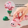 WOBOX 3Pcs Pink Wind-Up Caterpillar Toy - Mechanical Crawling Insect, Educational STEM Kids Toys for Toddlers, Safe Non-Toxic Baby Gift for Birthday Party (Pink 3Pcs) view 4