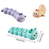 WOBOX Wind-Up Caterpillar Toy - Mechanical Crawling Insect, Educational STEM Kids Toys for Toddlers, Safe Non-Toxic Baby Gift for Birthday Party (Green+Purple+Brown) view 2