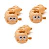 WOBOX 3Pcs Brown Wind-Up Caterpillar Toy - Mechanical Crawling Insect, Educational STEM Kids Toys for Toddlers, Safe Non-Toxic Baby Gift for Birthday Party (Brown 3Pcs) view 1