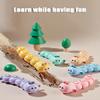 WOBOX 6Pcs Multicolor Wind-Up Caterpillar Toy - Mechanical Crawling Insect, Educational STEM Kids Toys for Toddlers, Safe Non-Toxic Baby Gift for Birthday Party (Multicolor 6Pcs) view 2