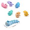 WOBOX 6Pcs Multicolor Wind-Up Caterpillar Toy - Mechanical Crawling Insect, Educational STEM Kids Toys for Toddlers, Safe Non-Toxic Baby Gift for Birthday Party (Multicolor 6Pcs) view 3