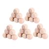Veemoon 100pcs Wooden Dice Blocks DIY Puzzle Building Cubes Ludo Board Game Blank Dice for Craft view 1